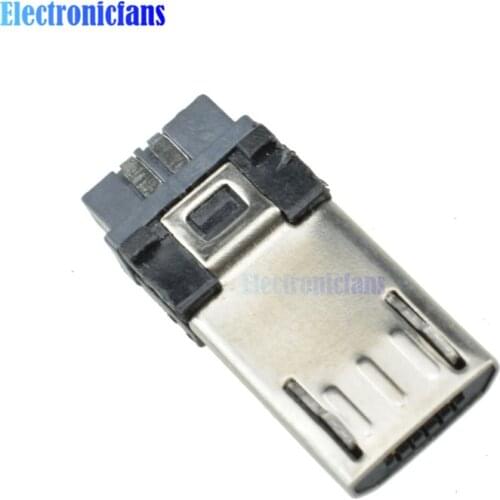 10pcs USB Micro 5-pin male Contor Jacks Socket SMD Surface-Mount