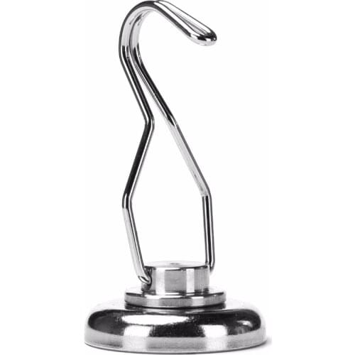 5PCS D36mm flexible rotatable strong neodymium magnetic hook with vertical pull force 16KG rare earth magnet D36mm