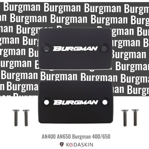 KODASKIN CNC Aluminum Brake Fluid Reservoir Tank Cap Front Brake Cap for AN400 AN650 Burgman 400/650