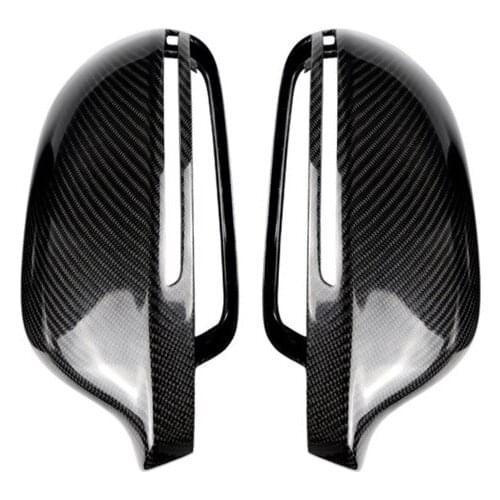 Fit For Audi A4 A5 Q3 B8 Carbon Fiber Rearview Mirror Housing Cover Replacement ar accessories
