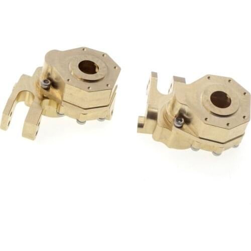 For Trx-4 Model Car Brass Counterweight Gear Cover Steering Cup Axle Modified Upgrade Parts