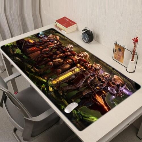 World of Warcraft Mouse Carpet Gamer Pad Accessories Keyboard Cute Desk Mat Gaming Large Mause Mausepad Xxl Computer Anime Pads