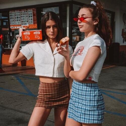 Женские укороченные футболки LanLoJer China At AliExpress