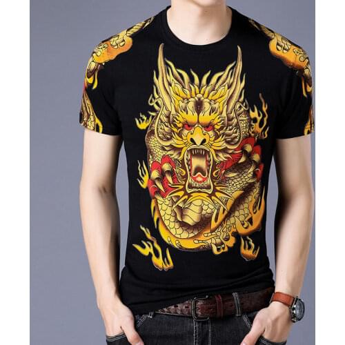 2021 Summer Mens 3D Printing T-shirt Short Sleeve Round Neck Top Tee Fashion Sexy Casual Brand Tshirt