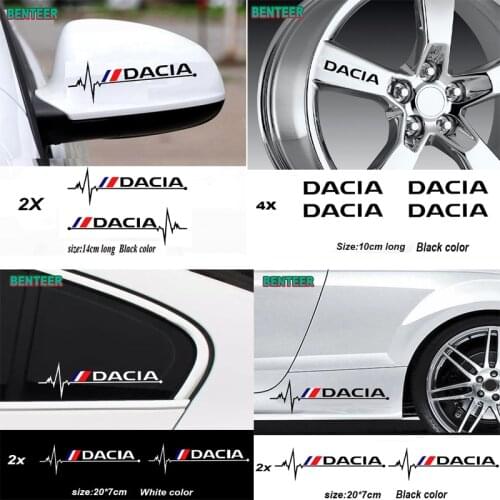 Car Body Sticker For Dacia Duster Logan 2 Mcv Sandero Stepway Dokker Lodgy Auto Accessories