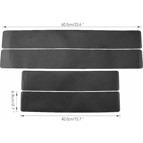 Car Door Sill Anti kick Stickers for Suzuki Jimny The Kizashi Grand Vitara SX4 VITARA Works Baleno Celerio Swift