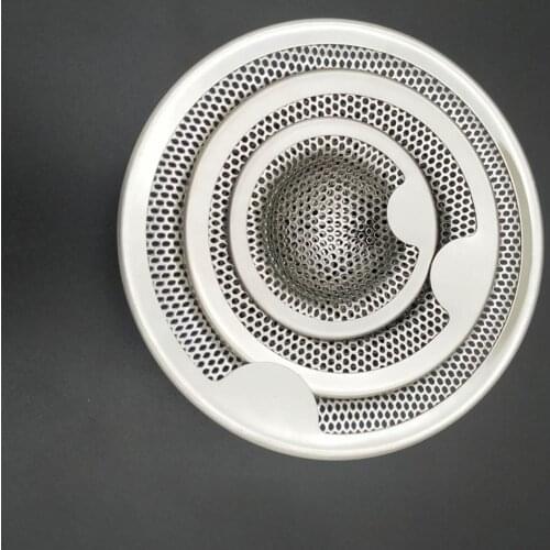 Stainless Steel Sink Strainer Sewer Outfall Filter Kitchen Bathroom Accessory Effectively Filter Residues Anti-rust Durable To
