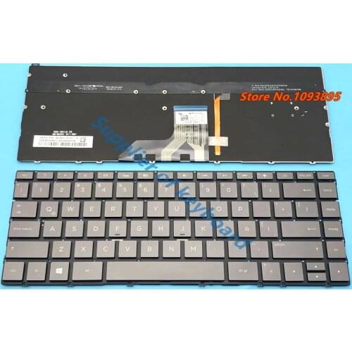 NEW Latin keyboard For HP Spectre 13-ae000 13t-ae000 13-ae001la 13-ae002la 13-ae003la Latin Spanish keyboard Backlit Brown