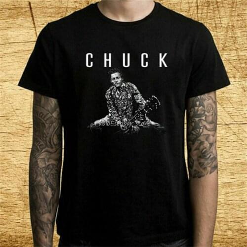 New man bigger size teeshirt New Chuck Berry American Singer Album Logo MenS T-Shirt Size S-2Xl New Trends Tee Shirt
