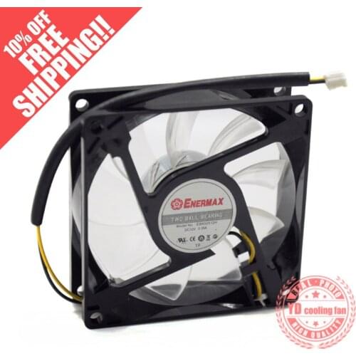 NEW FOR ENERMAX EB802512H 8025 12V 0.35A 8CM Ball bearing cooling fan