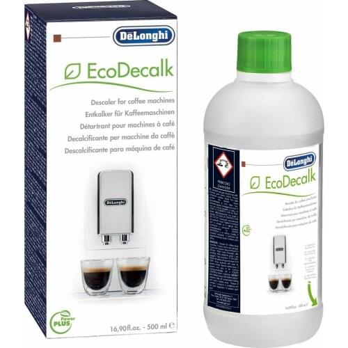 DELONGHI descaling agent limestone ECODECALK GAGGIA SAECO Aries NESPRESSO 500ML
