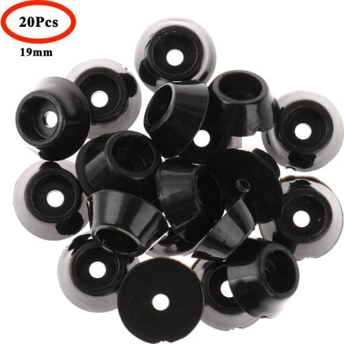 20Pcs Rubber Table Chair Furniture Feet Pads Tile Floor Protectors Feet Padded PVC Anti Slip Furniture Cabinets Table Chair Pad