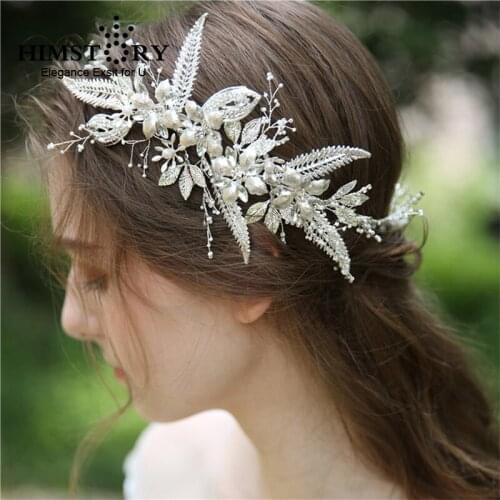 Luxury Bridal Headbands Retro European Wedding Tiaras Handmade Bridal Hair Vine Wedding Hair Accessories Prom Hair Jewelry