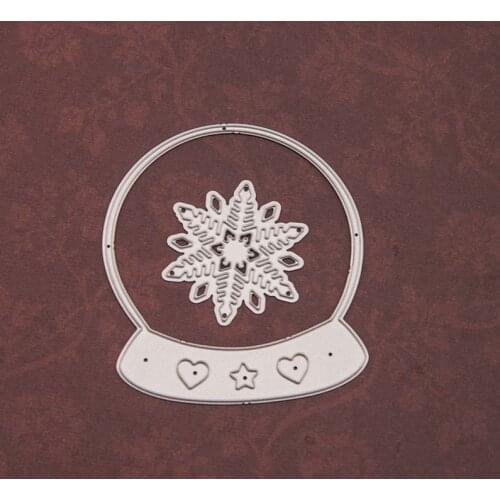 Ball Snowflakes Metal Metal Cutting Dies 2021 New Diy Die Molds Scrapbooking Paper Making Die Cuts Crafts 2021 Mold