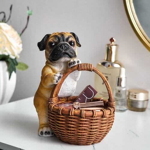 Sculpture Modern Art Creative Storage Animal Model Living Room Decoration Desk Accessories Resin Statue Key Storage Box Gifts