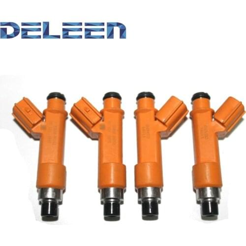 Deleen 4x High impedance Fuel Injector 297500-0110 / 23250-0M010 For MAZDA Car Accessories