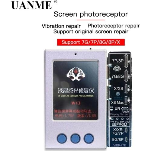 UANME LCD Photoreceptor repair programmer For Iphone 7G/7P/8G/8P/X APR8 Vibration code read-write modification English