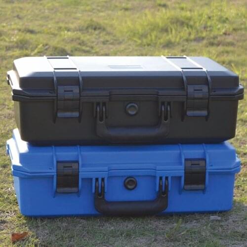 High impact plastic storage tool case waterproof shockproof tool box