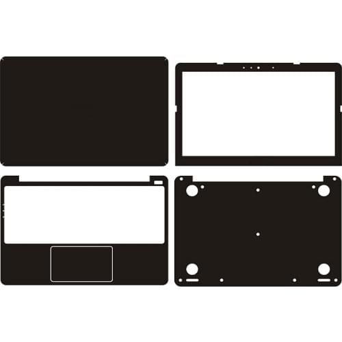 Carbon fiber Vinyl Laptop Sticker Skin Decals Cover Protector for Asus E203NA 11"