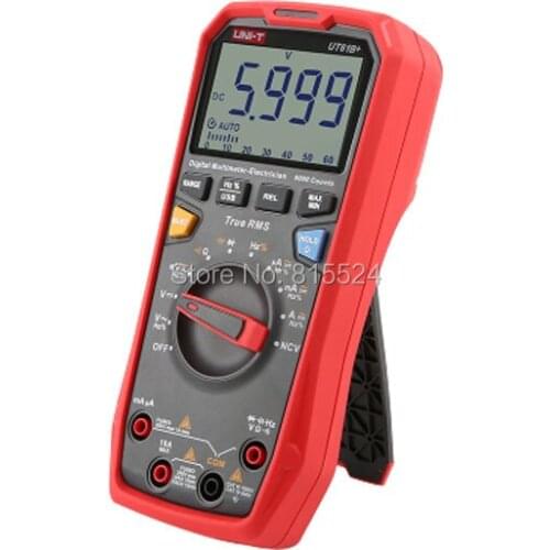 UNI-T UT61B+ Unit Multimeter Digital 6000 Counts LCD Display DC AC 1000V True RMS Auto Range Capacitance Test 60mF Meter
