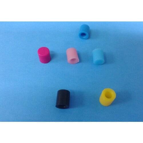 4mm-4.5mm-5mm soft Silicone Rubber non- toxic eco-friendly Material Blanking Cap Intake Vacuum Hose End Bung Plug Silicon Cap