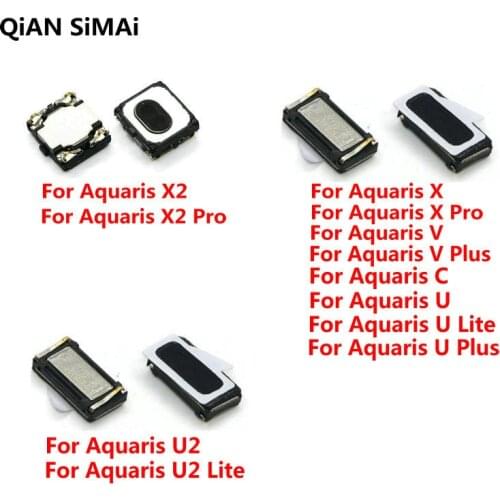 2PCS New Built-in Earphone Earpiece Top Ear Speaker Replacement For BQ Aquaris X2 X Pro C V U U2 Lite Plus