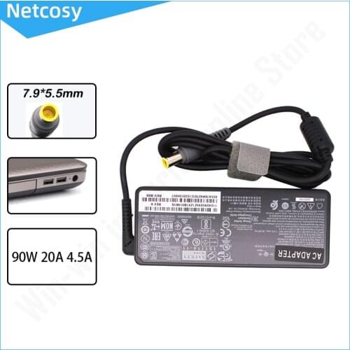 20V 4.5A 90W 7.9*5.5mm Laptop AC Adapter Power Charger For Lenovo Thinkpad T60 T61 T400 T410 T420 T430 T500 T510 T520 T530 X60