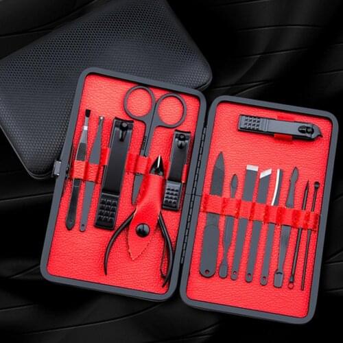 15Pcs Stainless Steel Nail Clipper Cutter Trimmer Scissor Pedicure Manicure Tool