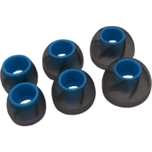 3 pairs. ANJIRUI 4.5m (L M S ) for in earphones Ear Pad with spirals earbuds ergonomic ear cups great elasticity Silicone earbud