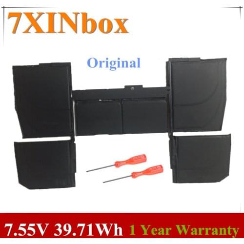 7XINbox 7.55V 39.71Wh 5263mAh A1527 Laptop Battery For Apple Macbook Pro Retina 12" A1534 2015 2016 2017 Year MF855 MJY32 MK4M2