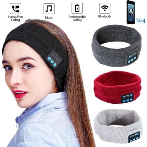 Wireless Bluetooth Stereo Headphones Running Earphone Sleep Headset Sports Sleeping Music Headband JOY Fashion