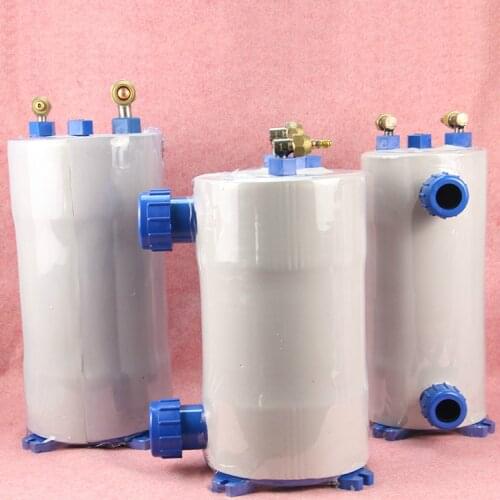 Pure titanium evaporator, 2.0HP water tank cold and warm pure titanium gun, seafood fish pond evaporator