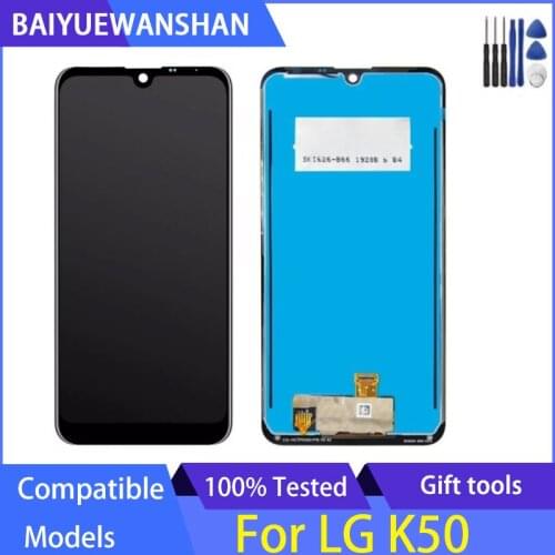 For LG K50 Touch Screen Digitizer Assembly For LG Q60 LG K12 Prime LM-X525 LMX525BAW LMX525EAW Replace