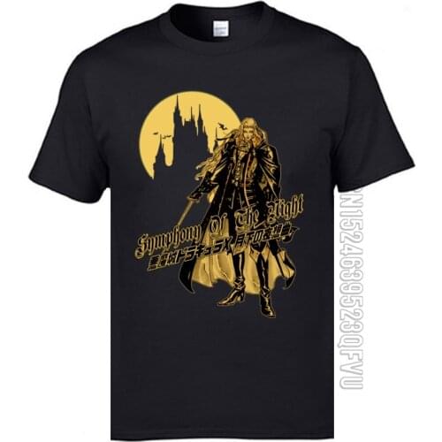 Castlevania Alucard T Shirt Figures Character Mens Tshirts High Quality Sweatshirt Summer Autumn Cotton Tee Shirts For Men