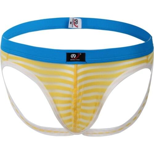 Mens underwear double sexy thong mesh breathable underwear fashionable sexy panties