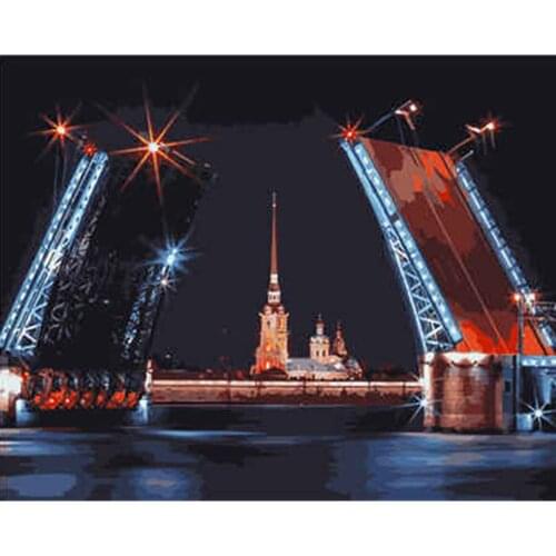 Painting By Number Canvas Schilderij Kits Aniaml Handgemaakte Cadeau Diy Unframe Kleuren Door Getallen Hond Home Decoratie