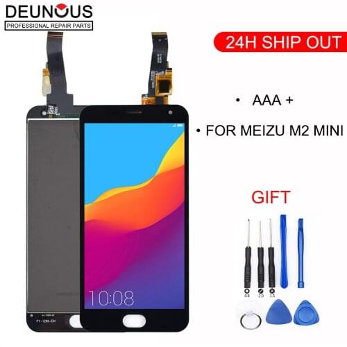 New 5 inch For Meizu M2 Mini LCD Display Touch Screen Digitizer For Meizu Meilan 2 Replacement LCD with Frame