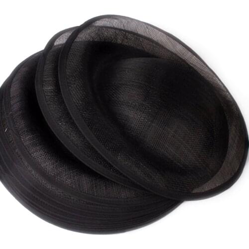 Black Red Beige 30CM Sinamay Fascinator Base Great for Making Derby Fascinators Party Hats Cocktail Hats Millinery Accessoires