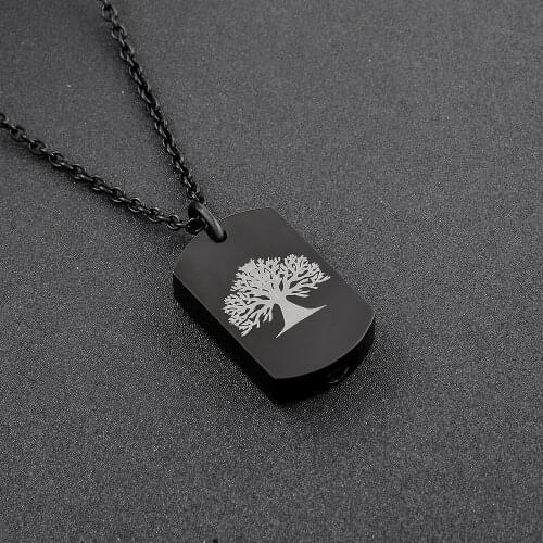 Solitaire Metal Memorial Ash Keepsake Urn Ashes Pendant Necklace Cremation Jewelry Unisex