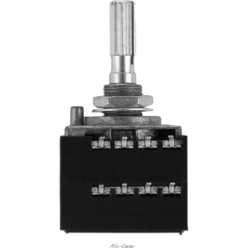 Potentiometer RH2702 8 Pin Serrated Split Shaft 6MM Precision 27-type A100K 100K