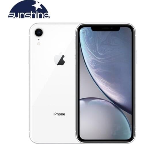 Unlocked Original Apple iPhone XR Six-core Mobile phone camera 64G/128G/256G Rom IOS Face phone