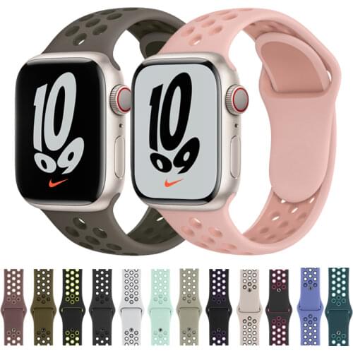 Strap for Apple watch band 42mm 38mm silicone correa iwatch 5 4 3 2 44mm 40mm sport bracelet pulseira apple watch 4 accessories