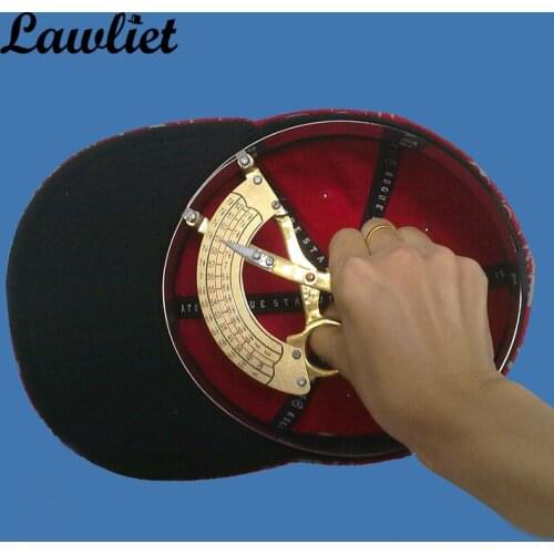 Scissor Type Ring Compass Cap Hat Size Measuring Tool Hand Held Millinery Sizer B019