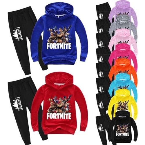 Fortnite Hoodies Pants Suit for Teens Girls Boys Battle Royale Hot Game Clothing Suit Autumn Sports Clothes Sudadera Tracksuit