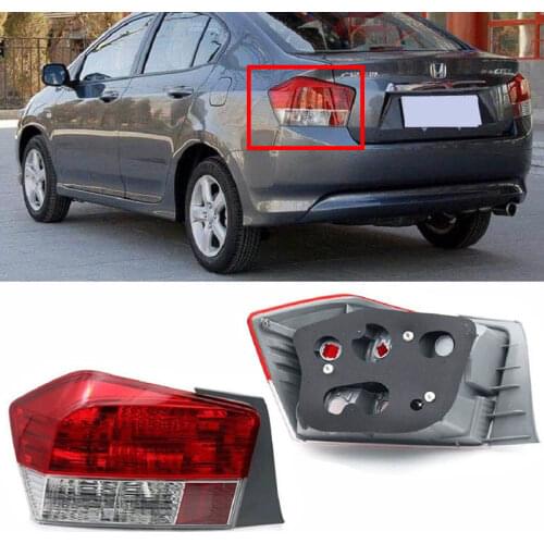 Tail Lamp For Honda City 2008 2009 2010 2011 Assembly Car Turning Signal Auto Rear Brake Warning Bumper Light Automotive Parts
