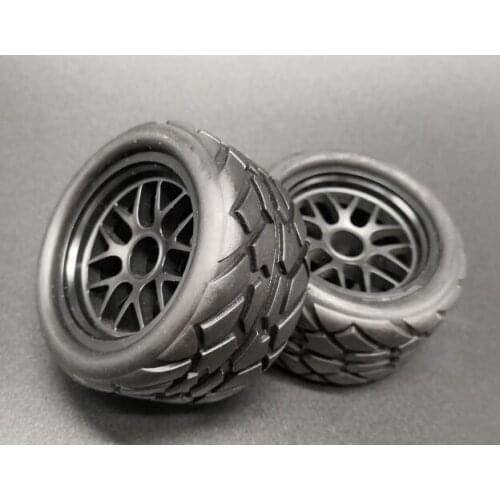 1/10 On Road Racing Wheel Tire Set for HPI RS4 SPORT 3 Flux 2pcs