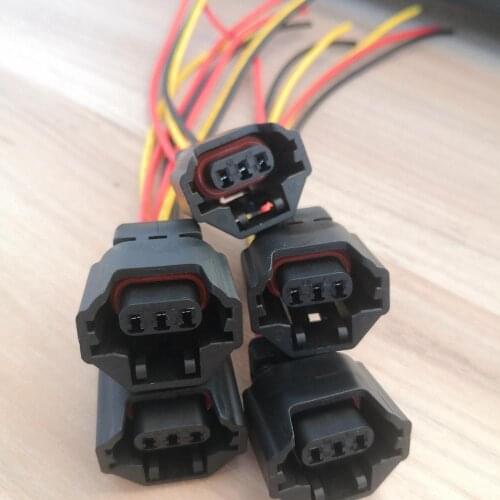 2/5/10/50/100pcs/lot 3 Pin/Way Camshaft/Crankshaft Position Sensor Connector Plug Pigtail For Nissan Almera N16 350Z G35 VQ35DE