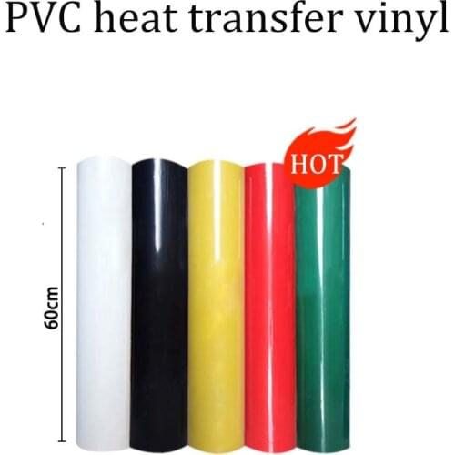 60cm*50cm PVC heat transfer vinyl film T-shirt Iron On HTV Printing crop number patterns for sportswear Home decoration