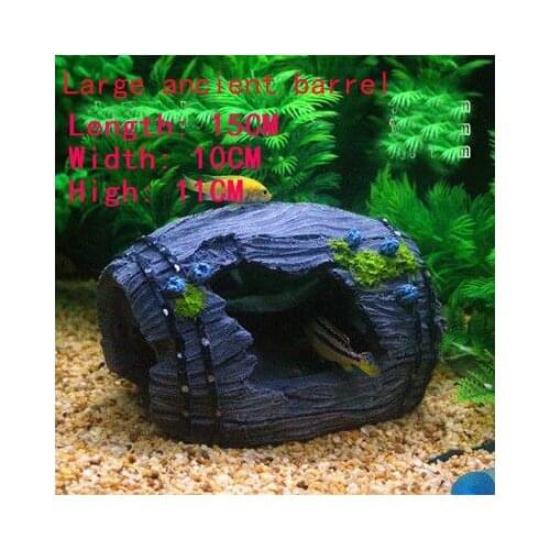 Aquarium landscaping decoration dodge cave aquarium display shrimp house Cixi shrimp nest hiding house hollow simulation wine ba