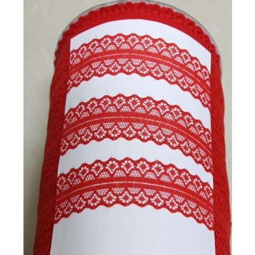 Free shipping wholesale high quality Knitting embroidered lace ribbon decorative 10yards diy bloodfang